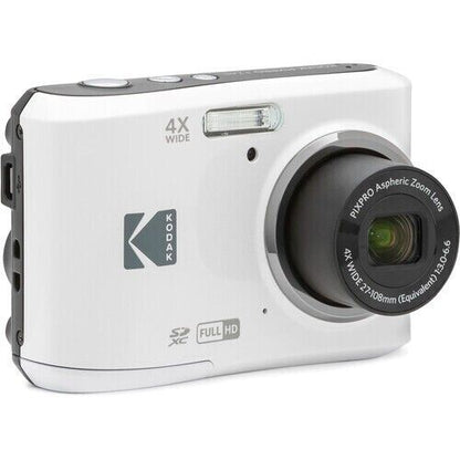 Kodak PIXPRO FZ45 16MP 4x Zoom Wide Angle Digital Camera - White (UK Stock) BNIB