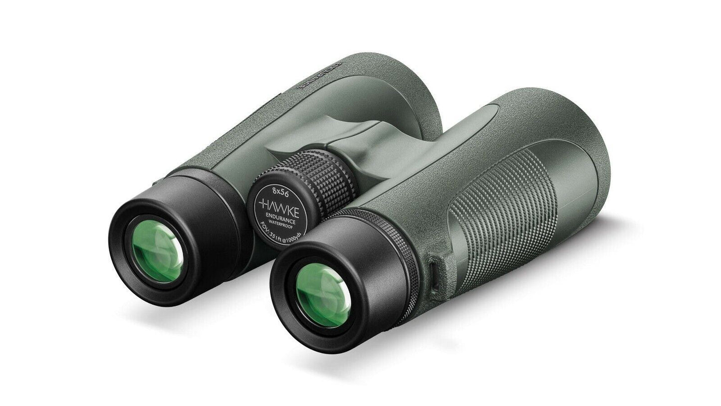 Hawke Endurance 8 x 56 Binoculars in Green #36220 (UK Stock) BNIB - Observation