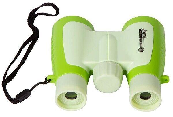 Bresser Junior 3 x 30 Childrens Binoculars Green/ Light Green #8880330 (UK) BNIB