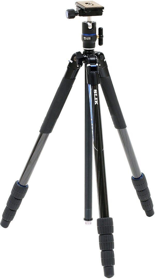 Slik Lite CF-422 Carbon Fibre Travel Tripod + SBH 180 DS Head  (UK Stock)   BNIB