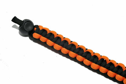 Camera Wrist Strap Paracord Braided by KOOD in Orange / Black #ACSPWSOB (UK) NEW