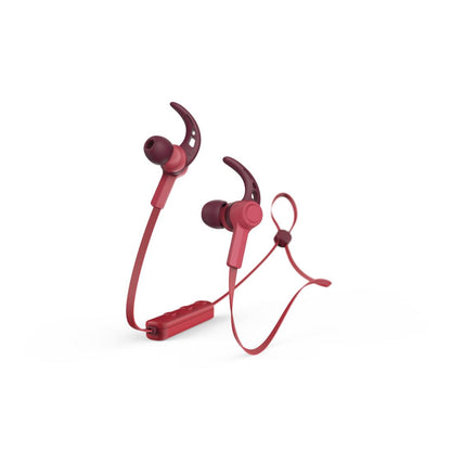 Hama Bluetooth� �Connect� headphones chili pepper red ,in-ear,micro ,ear-hook UK