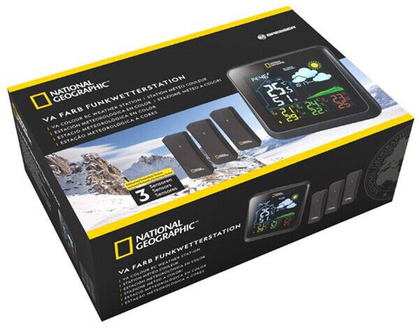 National Geographic Weather Station + 3 Sensors #9070710 (UK Stock) BNIB #144529