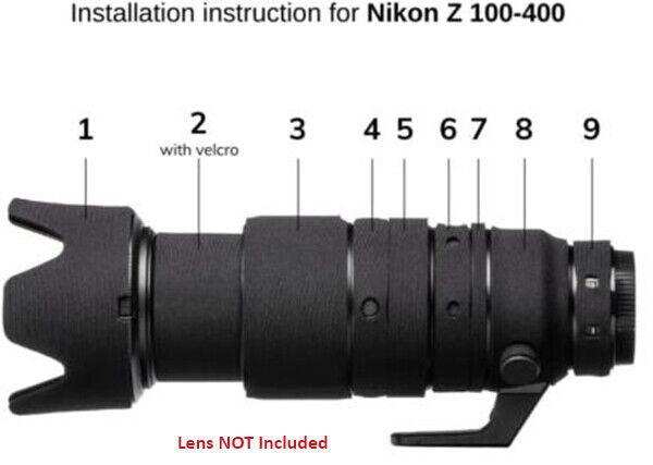 easyCover Lens Oak for Nikon Z 100-400mm f/4.5-5.6 VR S in Black (UK Stock) BNIB