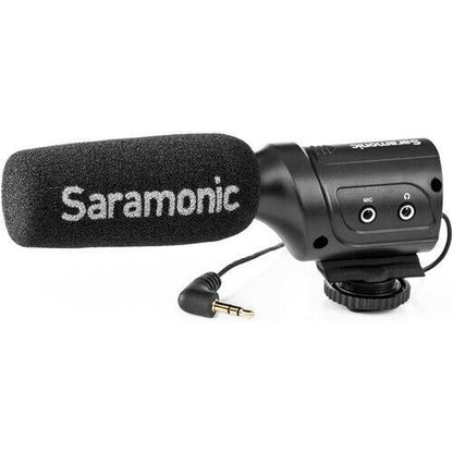 Saramonic SR-PMIC3 Mini Directional Condenser Microphone Integrated  Shock mount