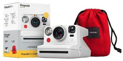 Polaroid Now i?Type Instant Camera 2 Lens AF system in White + Pouch Bundle  KIT