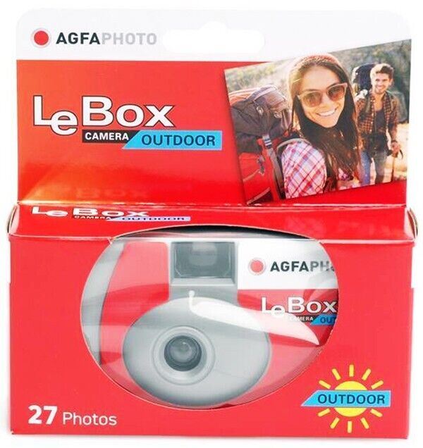 Agfa Photo LeBox Outdoor ONLY 400 asa Disposable Camera 27 Exp. SUC (UK) 01/2026