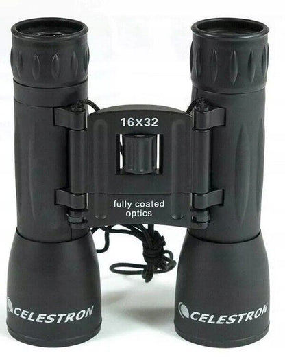 16 x 32 Roof Prism Compact Binocular Celestron Focus View #71190 (UK Stock) BNIB