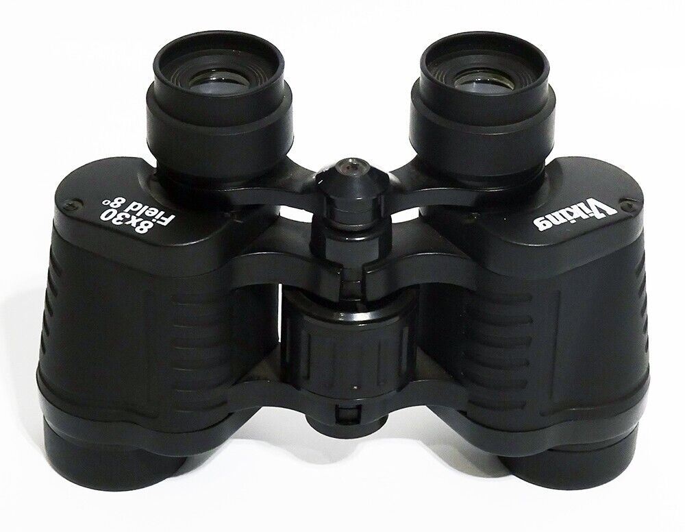 Viking Standard 8 x 30 Rubber Armoured Porro Prism Binocular (UK Stock) Clearanc