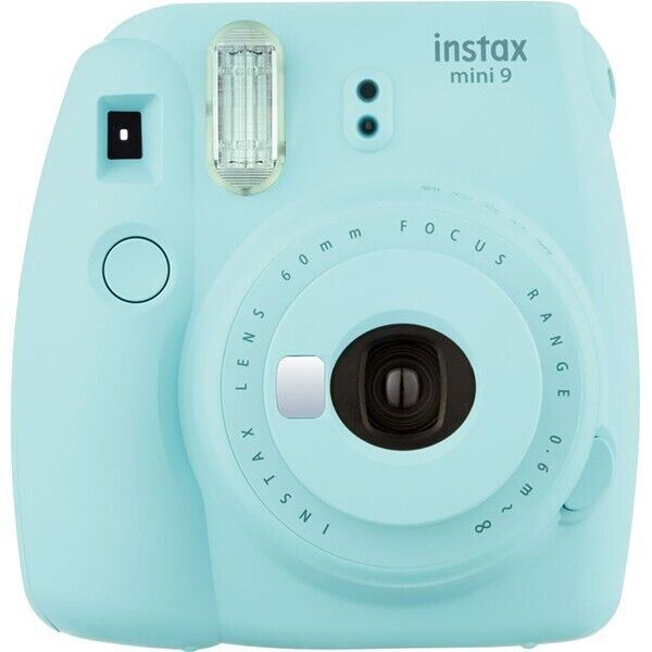 Fuji film Instax Mini 9 Instant Camera - Ice Blue (UK Stock) BNIB Pale Turquoise