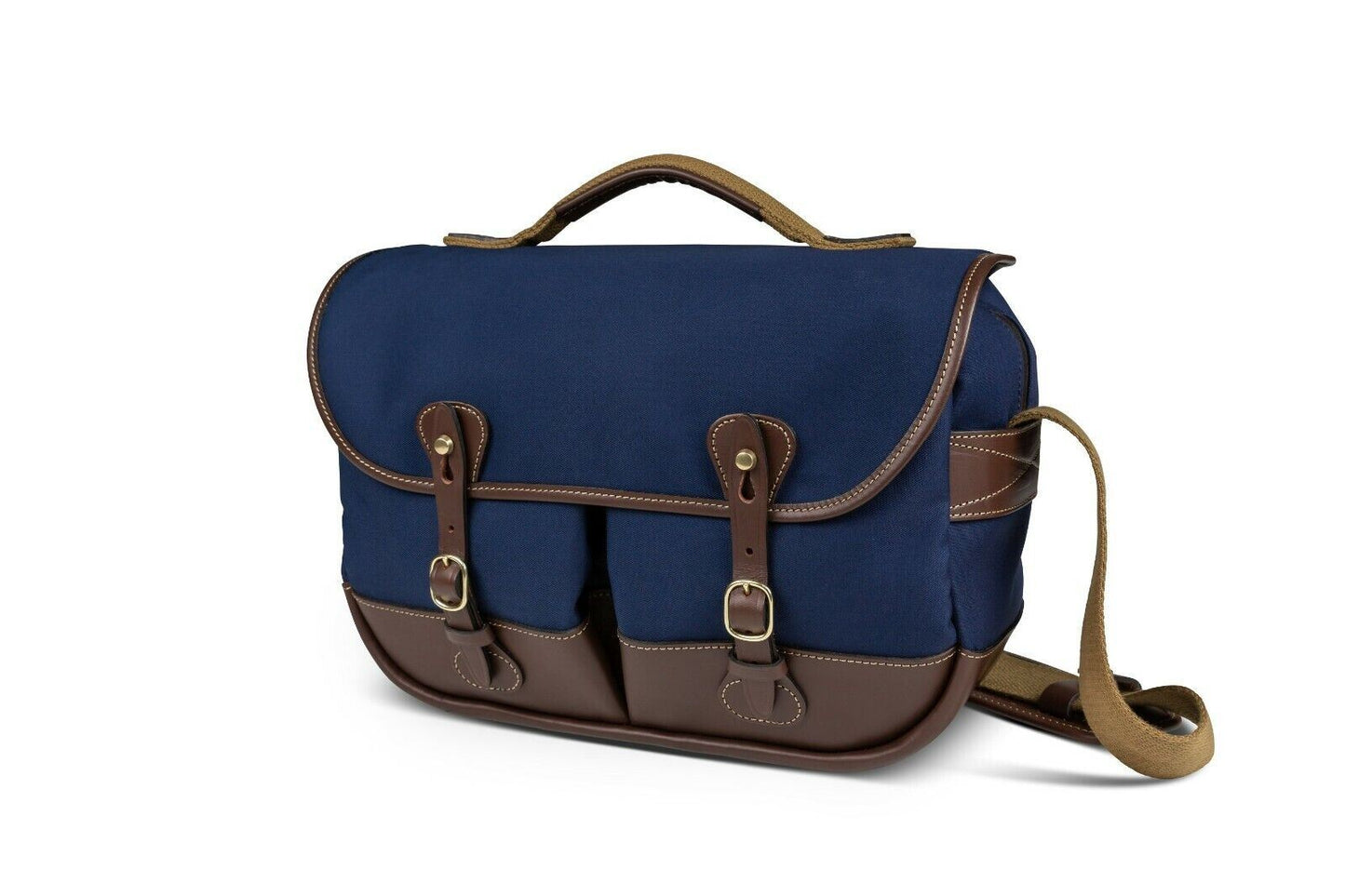 Billingham Mini Eventer Camera / Tablet Bag in Navy / Chocolate (UK Stock)  BNIP