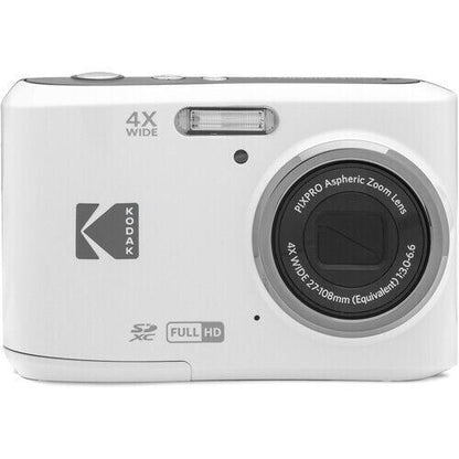 Kodak PIXPRO FZ45 16MP 4x Zoom Wide Angle Digital Camera - White (UK Stock) BNIB