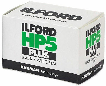 5 x Ilford HP5 Plus 400 asa Black & White 35mm Film 24 exposures (UK Stock) BNIB