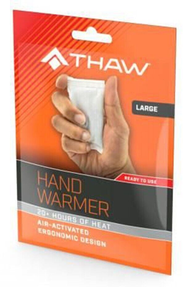 THAW Large Winter Warm Pack Air-Activated Hand Warmers disposable one use UK NEW