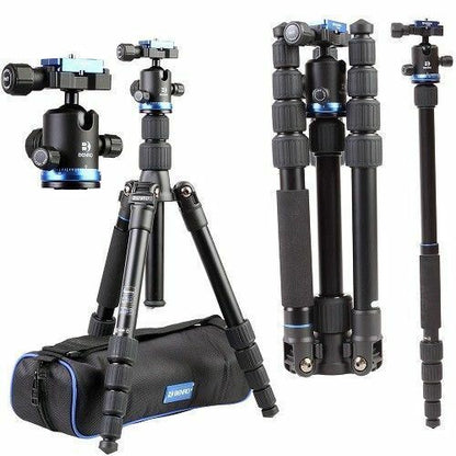 Benro iFOTO 5 Section Carbon Fibre Travel Tripod / Monopod Holds 6KG # FIF19CIB0