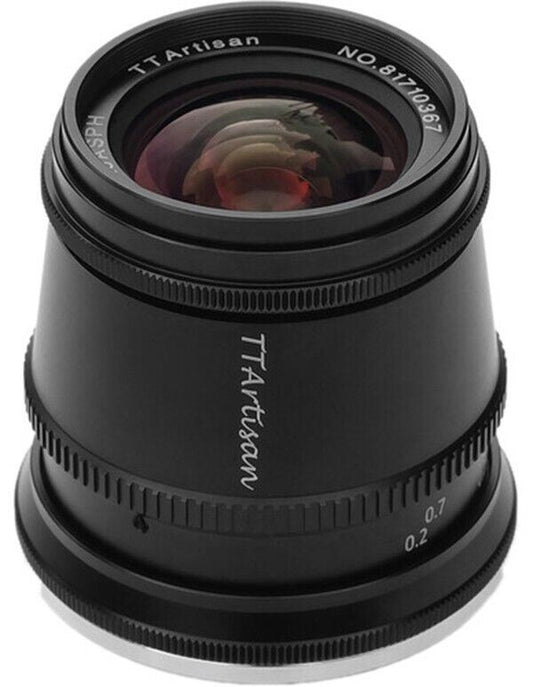 TTArtisan 17mm F1.4 Wide Angle Lens APS-C Format Fuji film X F Mount Camera (UK)