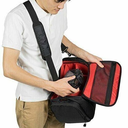 Camera Shoulder Gadget Bag Case by Kenko Aosta Fontana FT2SH L-RD  UK stock BNIP