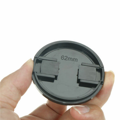 KOOD 62mm Snap On Clip on Lens Cap Protection Cover for 62mm Lens (UK Stock) NEW