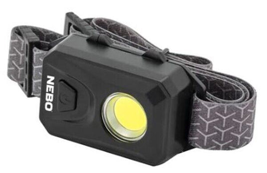 NEBO 150 Headlamp Water Resistant Head Torch 150 Lumen takes 3x AAA Batteries UK