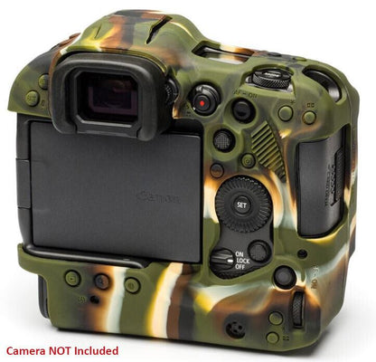 EasyCover Silicone Skin Soft Case Cover Protector Canon EOS R3 - Camouflage (UK)