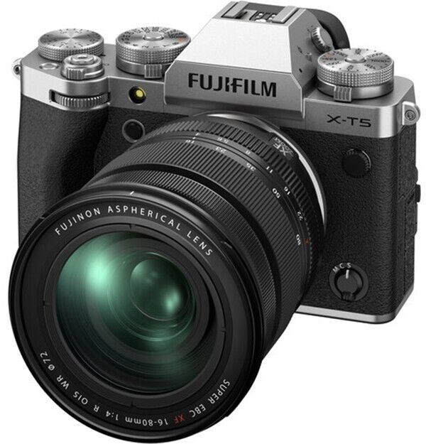 Fuji Fujifilm X-T5 + 16-80mm Lens 40.2MP Mirrorless Digital Camera in Silver  UK