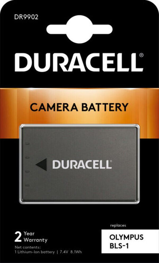 BLS-1 Li-ion Battery for Olympus Digital Camera by DURACELL  #DR9902  (UK Stock)