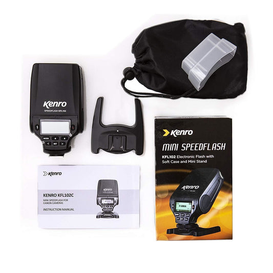 Flashgun Mini Speedflash KENRO Electronic Kit for Canon EOS #KFL102C  (UK Stock)