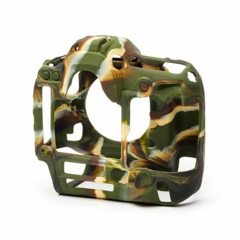 EasyCover Silicone Skin Soft Case Cover Protector Nikon D6 in camouflage, BNIP