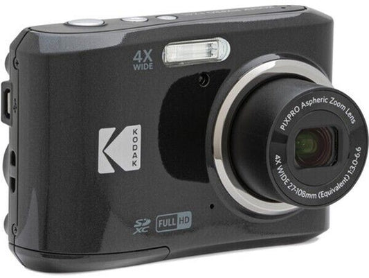 Kodak PIXPRO FZ45 16MP 4x Zoom Wide Angle Digital Camera - Black (UK Stock) BNIB