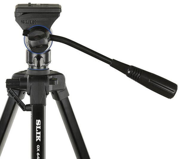 Slik GX 640 Video Lightweight Tripod with Fluid Video Head +Case (UK Stock) BNIB