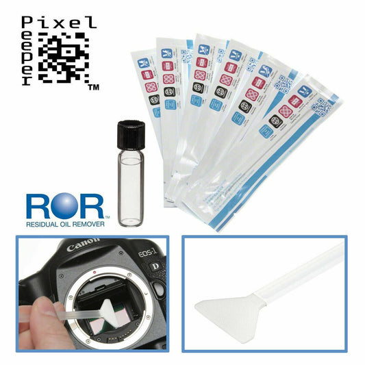 Pixel Peeper Pro Sensor Cleaning Kit for APS-C DSLR Cameras 6x Swabs + Fluid CCD