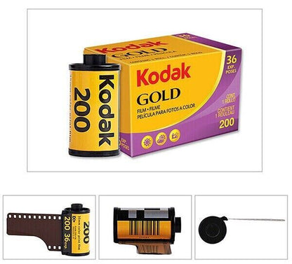 2 x Kodak Gold 200 iso Colour Print Film 135 35mm 36exp  (UK) 36 exposures  BNIB