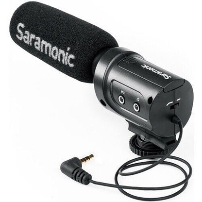 Saramonic SR-PMIC3 Mini Directional Condenser Microphone Integrated  Shock mount