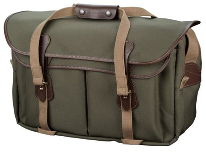 Billingham 555 Mk. II Extra Large Camera / DSLR Bag  in Sage with Chocolate Trim