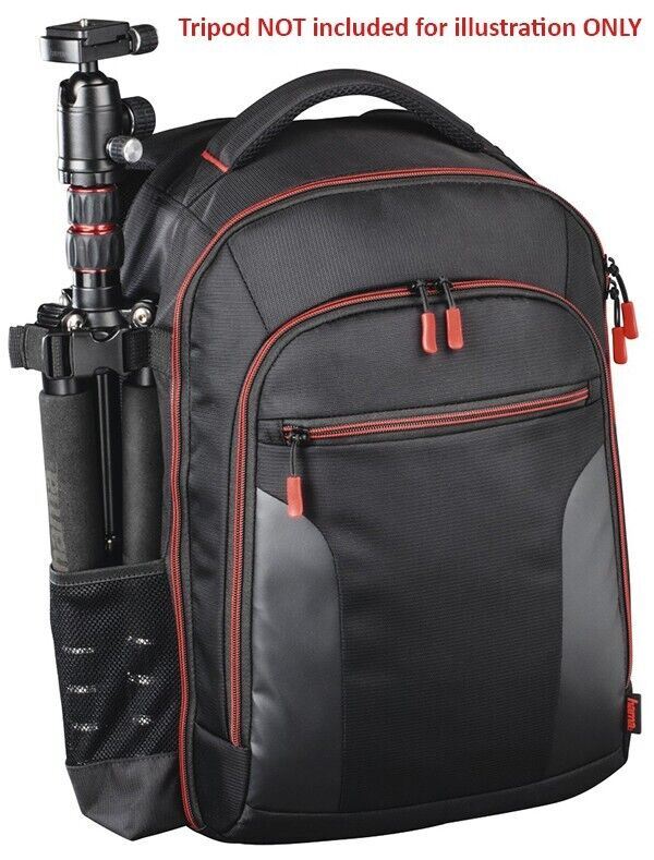 Hama Miami 190 Camera Bag Backpack in Black/Red (UK Stock)  BNIB  Cabin  #139855