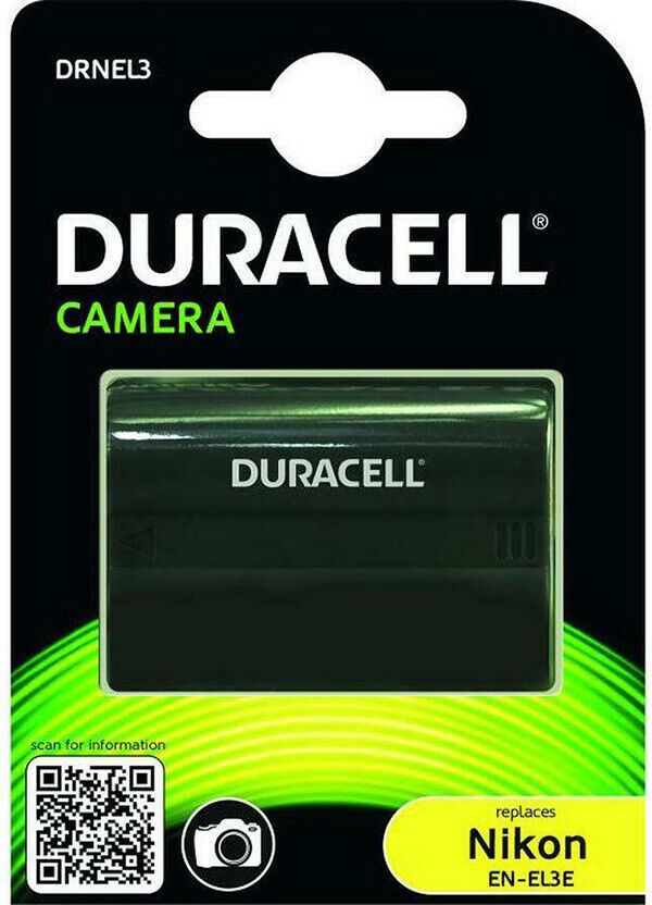 EN-EL3E Li-ion Battery for Nikon Digital Camera by DURACELL  #DRNEL3  (UK Stock)