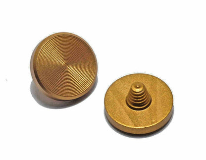 KOOD Quality Flat Shutter Button Soft Release in Gold For Fuji Olympus screw in