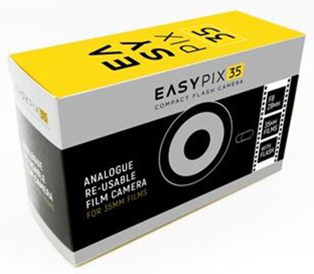 EASYPIX 35 re-useable 135 35mm  Film camera Photography  #10091  (UK Stock) BNIB