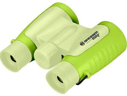 Bresser Junior 3 x 30 Childrens Binoculars Green/ Light Green #8880330 (UK) BNIB