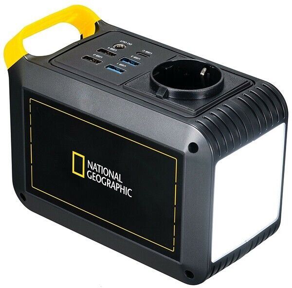 National Geographic Portable Power Supply Station 89 Watt 12V/230V #9060100 (UK)