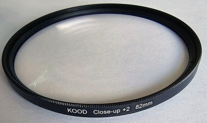 Kood 82mm Macro Close-Up Filter Set +1 +2 +4 +10 & Case - DSLR Cameras (UK) BNIP