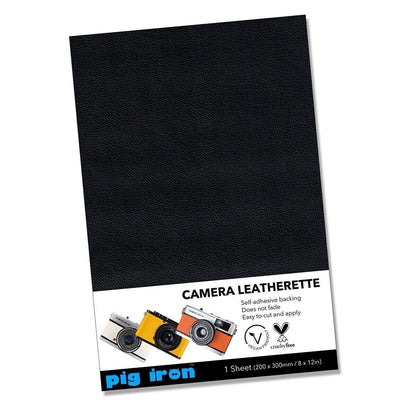 Pig Iron Self-Adhesive Camera Leatherette Sheet A4 30 x 20cm in BLACK  (UK) BNIP