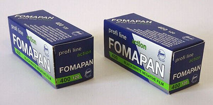 2 x Fomapan Action 120 400 iso Black & White Negative Film FOMA (UK Stock)  BNIB