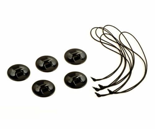 Kood 5 x Security Camera Tether Strap 3M Adhesive Mount GoPro compatible Black