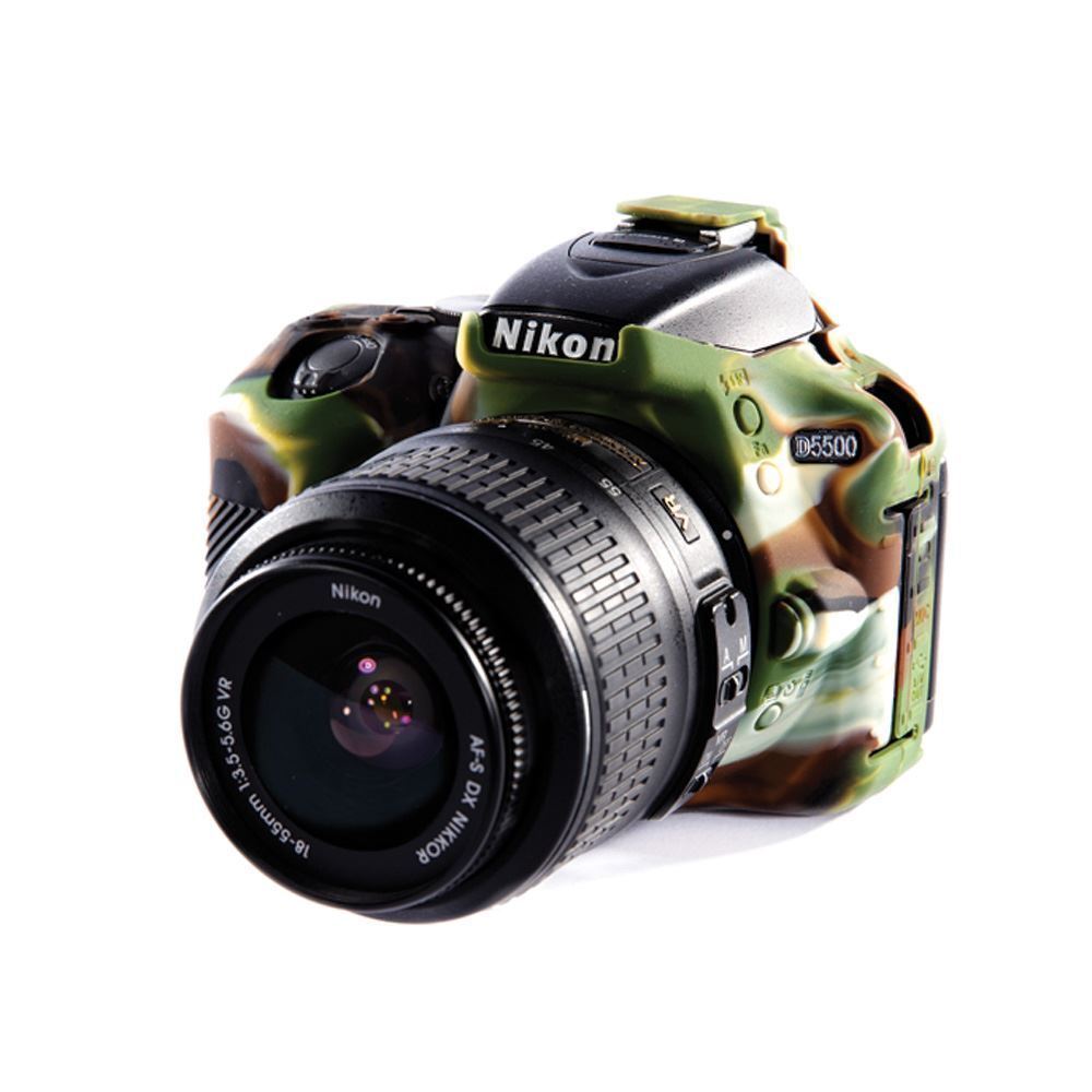 EasyCover Silicone Skin Case Cover Protector Nikon D5500  D5600 in Camoflague UK