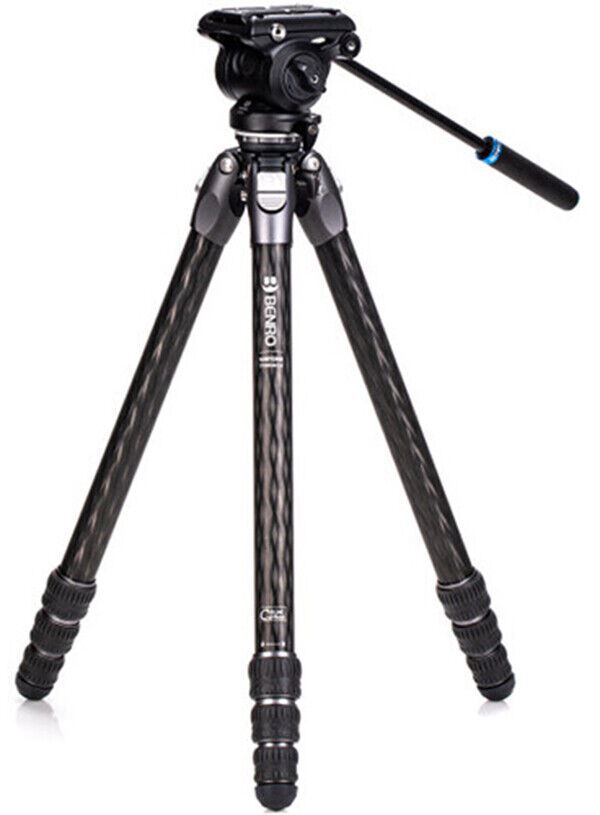 Benro Tortoise 34CLV Carbon Fibre 3 Series Tripod + S4 Pro Video Fluid Head (UK)