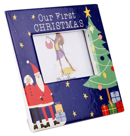 Christmas Photo Frame 'Our First Christmas' for 3" x 2" Instax  Mini  (UK Stock)