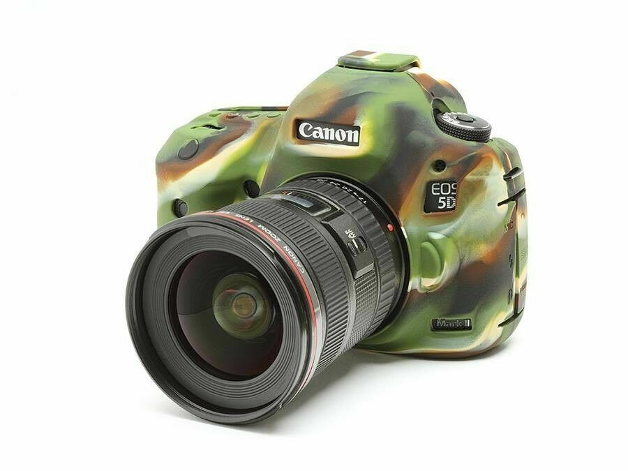 EasyCover Silicone Skin Canon EOS 5D III Mark 3 in Camouflage + Screen Protector