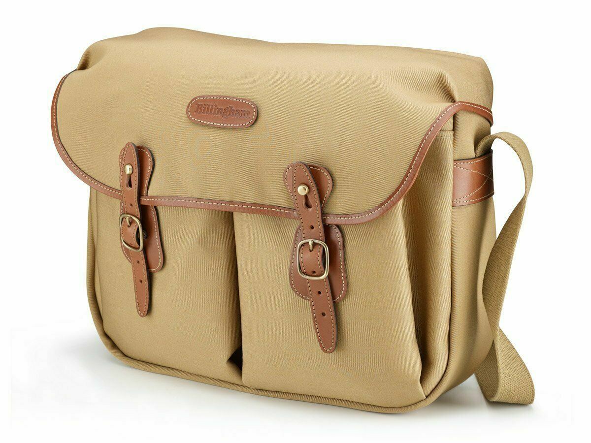 Billingham Hadley LARGE Camera / DSLR Messenger Bag Khaki / Tan (UK Stock)  BNIP