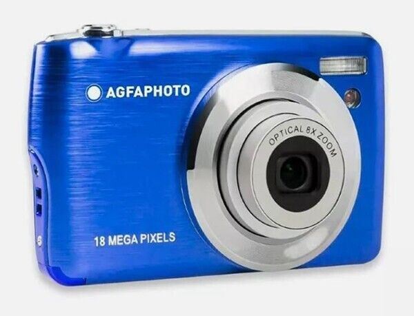 Agfa Photo Realishot DC8200 Digital Camera Blue + Case & 16Gb SD Card  (UK) BNIB